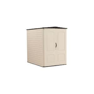 6 ft. 3 in. x 4 ft. 8 in. Large Vertical Resin Storage Shed