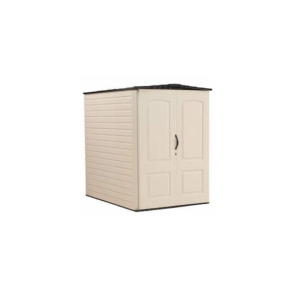 6 ft. 3 in. x 4 ft. 8 in. Large Vertical Resin Storage Shed