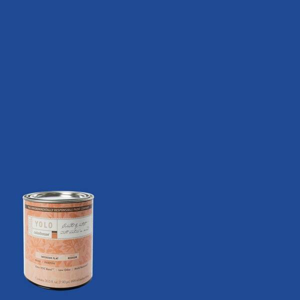 YOLO Colorhouse 1-Qt. Petal .05 Flat Interior Paint-DISCONTINUED