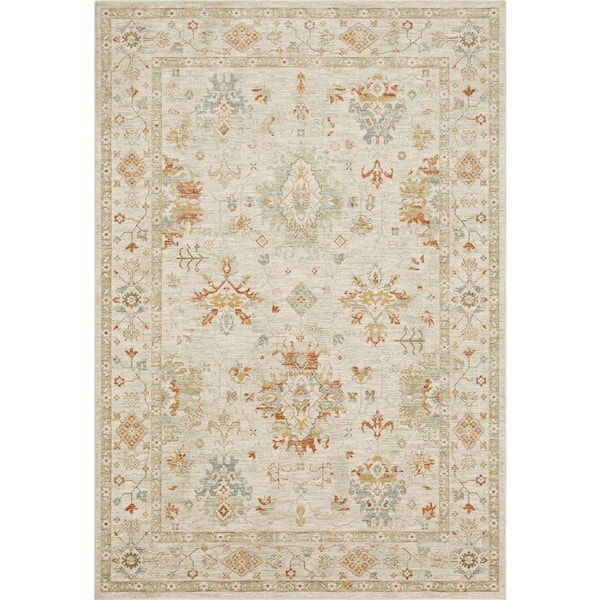 Olympia 3 ft. x 4 ft. Starch Machine Washable Area Rug