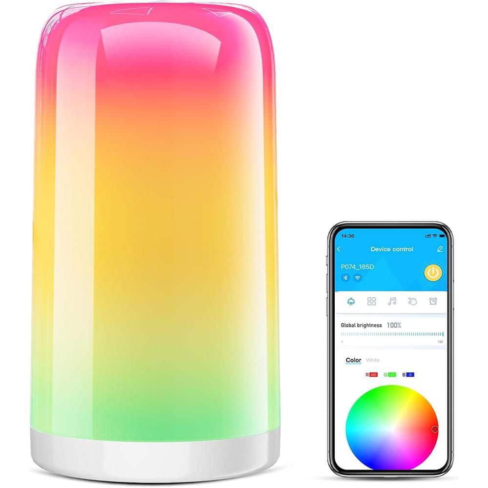 RGBCWIC Smart Touch Table Lamp , Works with Alexa & Google Home, Music Sync, 16M colors 50+ Scene Modes 2.4GHz WiFi Only price history on PriceWatchPro