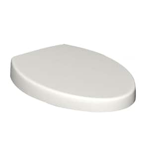Champion Top Mount Telescoping Slow Close EverClean Round Closed Front Toilet Seat in White