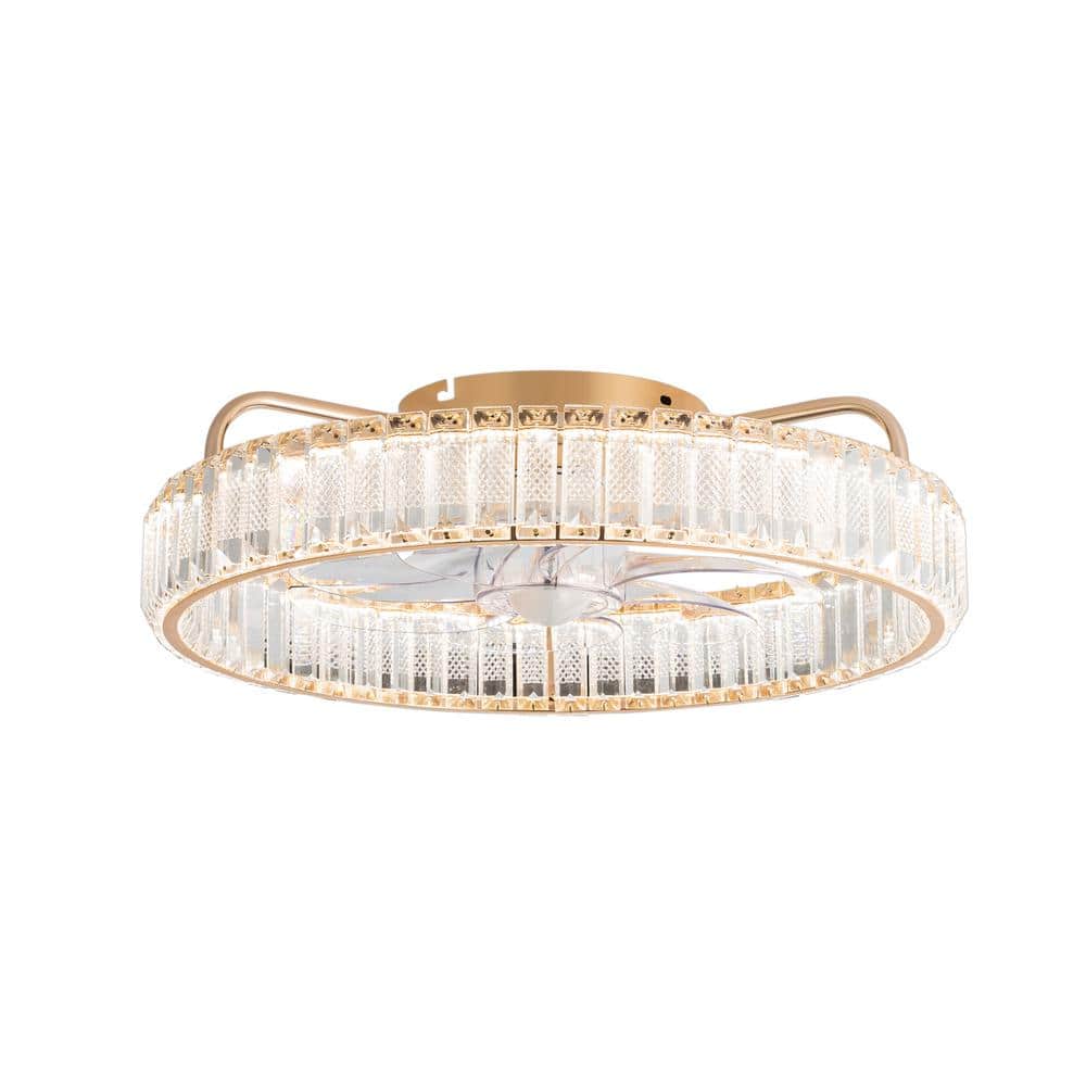 Have a question about Breezary 20 in. Integrated LED Indoor Gold