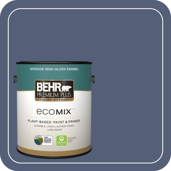 1 gal. #S530-6 Extreme Semi-Gloss Enamel EcoMix Plant-Based Interior Paint & Primer