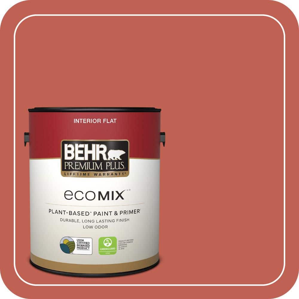 1 gal. #190D-6 Red Jalapeno Flat EcoMix Plant-Based Interior Paint & Primer price history on PriceWatchPro