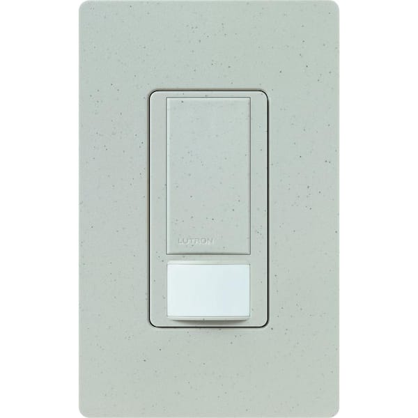 Lutron Maestro Vacancy-Only Sensor Switch, 5-Amp, Single-Pole/Multi-Location, Stone (MS-VPS5M-ST)