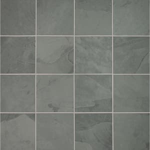 Montauk Blue 12 in. x 12 in. Gauged Slate Floor and Wall Tile (10 sq. ft. / case)