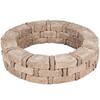 Pavestone RumbleStone 46 in. x 10.5 in. Tree Ring Kit in Cafe RSK52869 ...