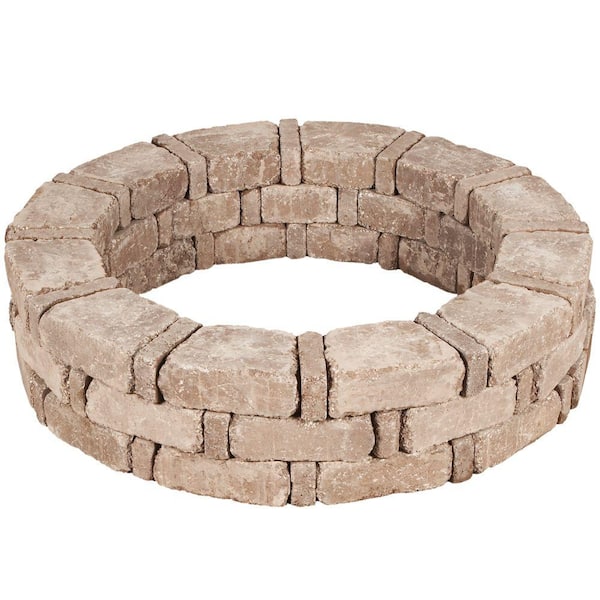 Pavestone RumbleStone 46 in. x 10.5 in. Tree Ring Kit in Cafe