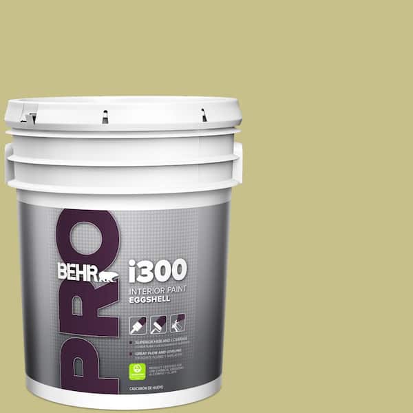 BEHR PRO 5 gal. #PPU9-11 Wheat Grass Eggshell Interior Paint