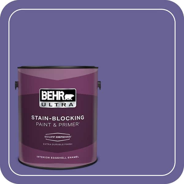BEHR ULTRA 1 gal. #T15-13 Prime Purple Extra Durable Eggshell Enamel Interior Paint & Primer