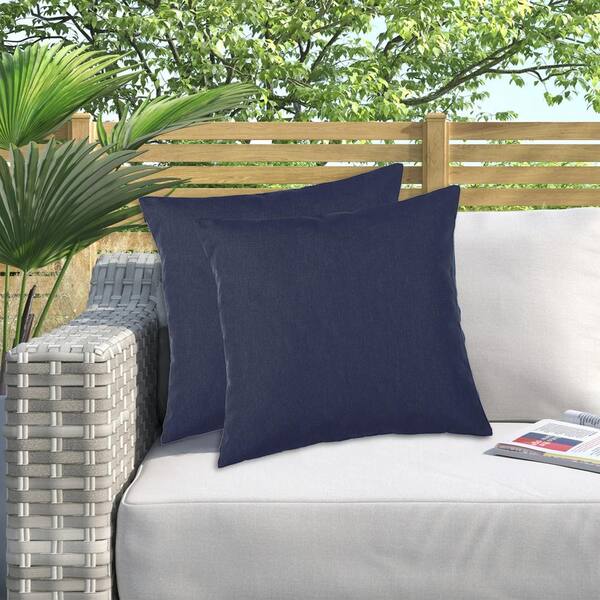 16 in. x 16 in. Outdoor Pillow Inserts, Waterproof Decorative Throw Pillows  Insert, Square Pillow Forms (Set of 2)