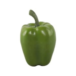 Set of 6 Artificial Green Bell Pepper