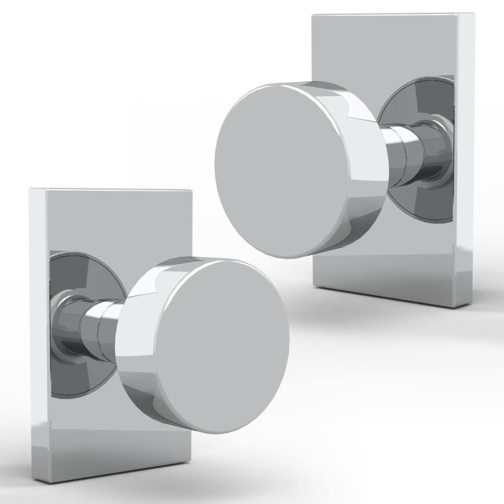 Laura Dummy Door Handle - 2 Pack Heavy Duty Dummy Door Handles - Polished Chrome price history on PriceWatchPro