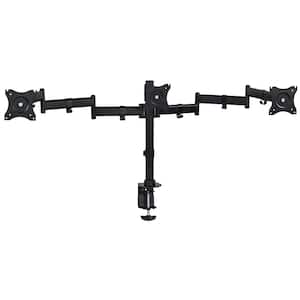 13 in. to 27 in. Screens Fully Adjustable Triple Computer Monitor Mount