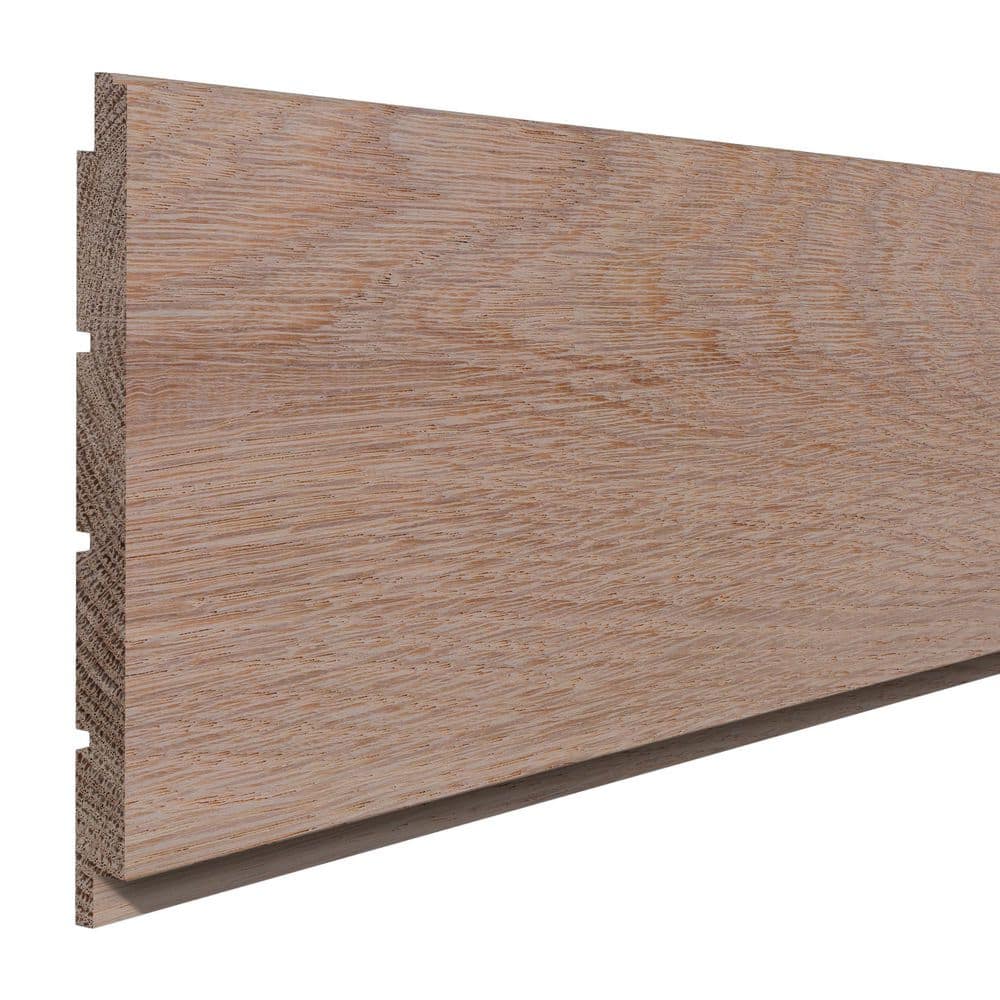 0.4375 in. D x 5 in. W x 4 ft. L Unfinished White Oak Wood Shiplap price history on PriceWatchPro