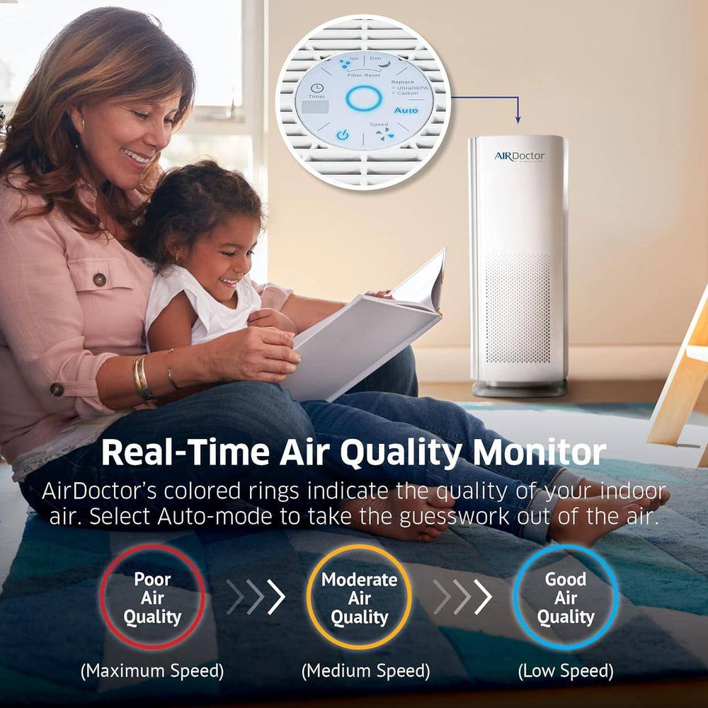 AirDoctor AD1000 White HEPA Tower Air Purifier