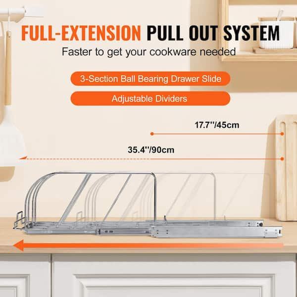  Pull Out Cabinet Organizer, Expandable Pull Out