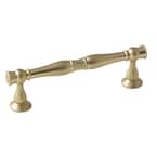 Crawford 3-3/4 in (96 mm) Center-to-Center Golden Champagne Drawer Pull