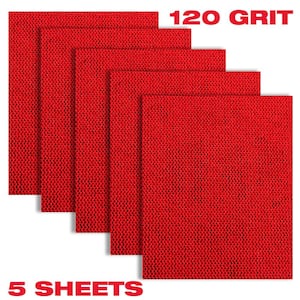 9 in. x 11 in. 120-Grit SandNET Reusable Sanding Sheets