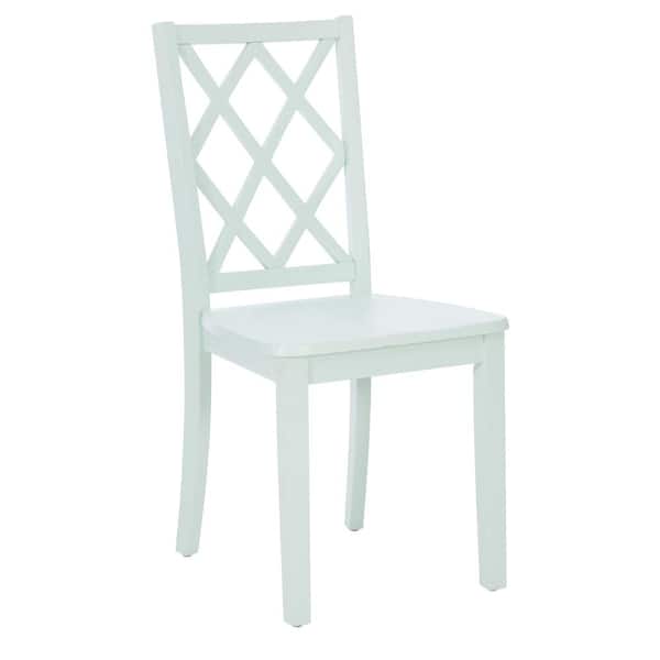 Linon Home Decor Mori Mint Green Wood Side Dining Chair
