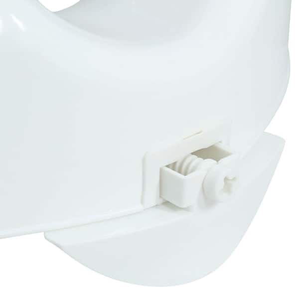 Safe Lock Raised Toilet Seat Elevated Carex Standard Elongated Safety B31300 