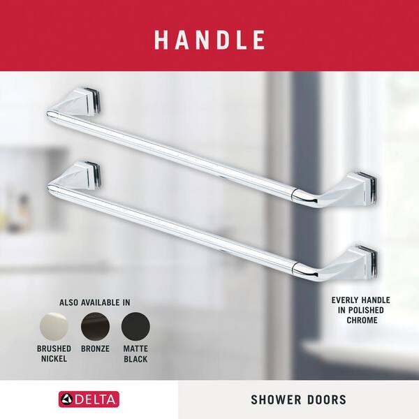 Delta Everly 60 in. x 59-1/4 in. Mod Semi-Frameless Sliding 