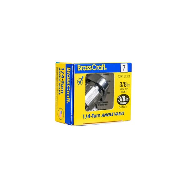 3/8 in. FIP Inlet x 3/8 in. Compression Outlet 1/4-Turn Angle Valve