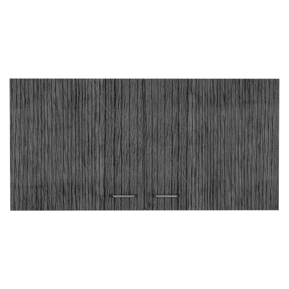 39.3 in. W x 19.3 in. D x 12.6 in. H Bathroom Storage Wall Cabinet in Gray