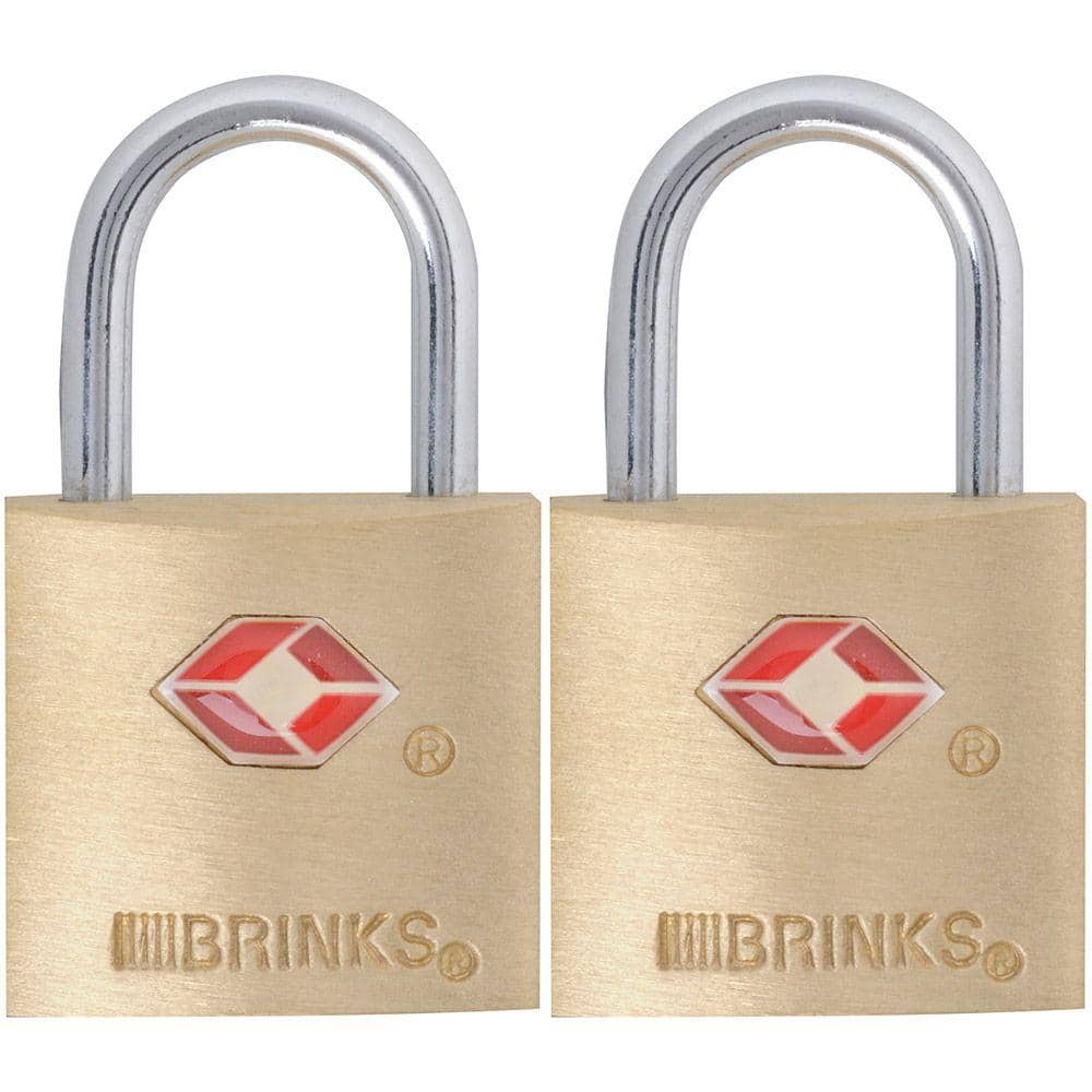 Brinks 7/8 in. (22 mm) Brass Keyed Lock (2-Pack) 171-20271 - The Home Depot