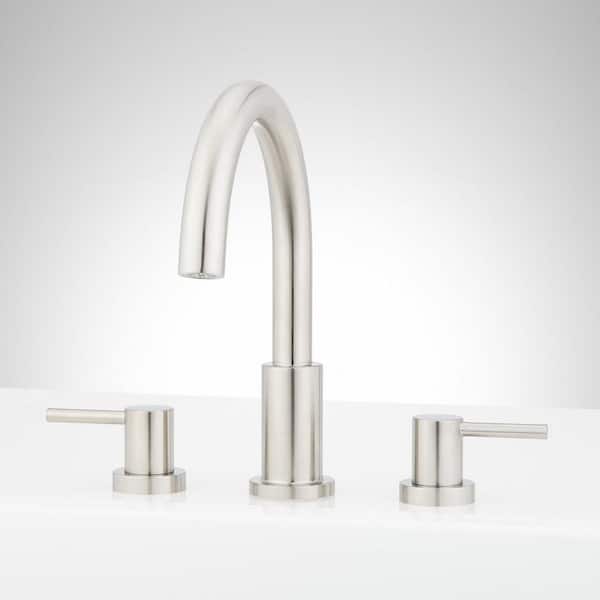 Lexia 2-Handle Deck Mount Roman Tub Faucet in Brushed Nickel