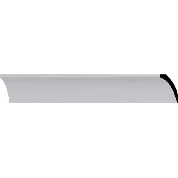 2-3/8 in. H x 2-5/8 in. P x 3-5/8 in. F x 94-1/2 in. L Polyurethane Traditional Smooth Crown Moulding (12-Pack)