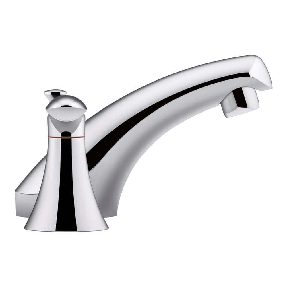 Elegant Polished Chrome Widespread Bathroom Sink Faucet with Lever Handles