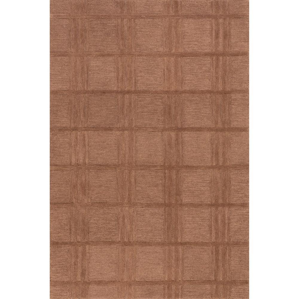 Mallory Plaid Wool Orange 9 ft. x 12 ft. Indoor/Outdoor Patio Area Rug price history on PriceWatchPro