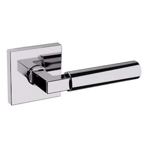 L029 Polished Chrome Door Lever with R017 Rose Full Dummy