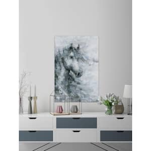60 in. H x 40 in. W "Horse in the Wind" by Marmont Hill Canvas Wall Art