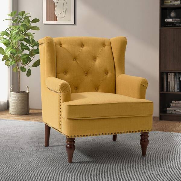 Mustard armchair deals