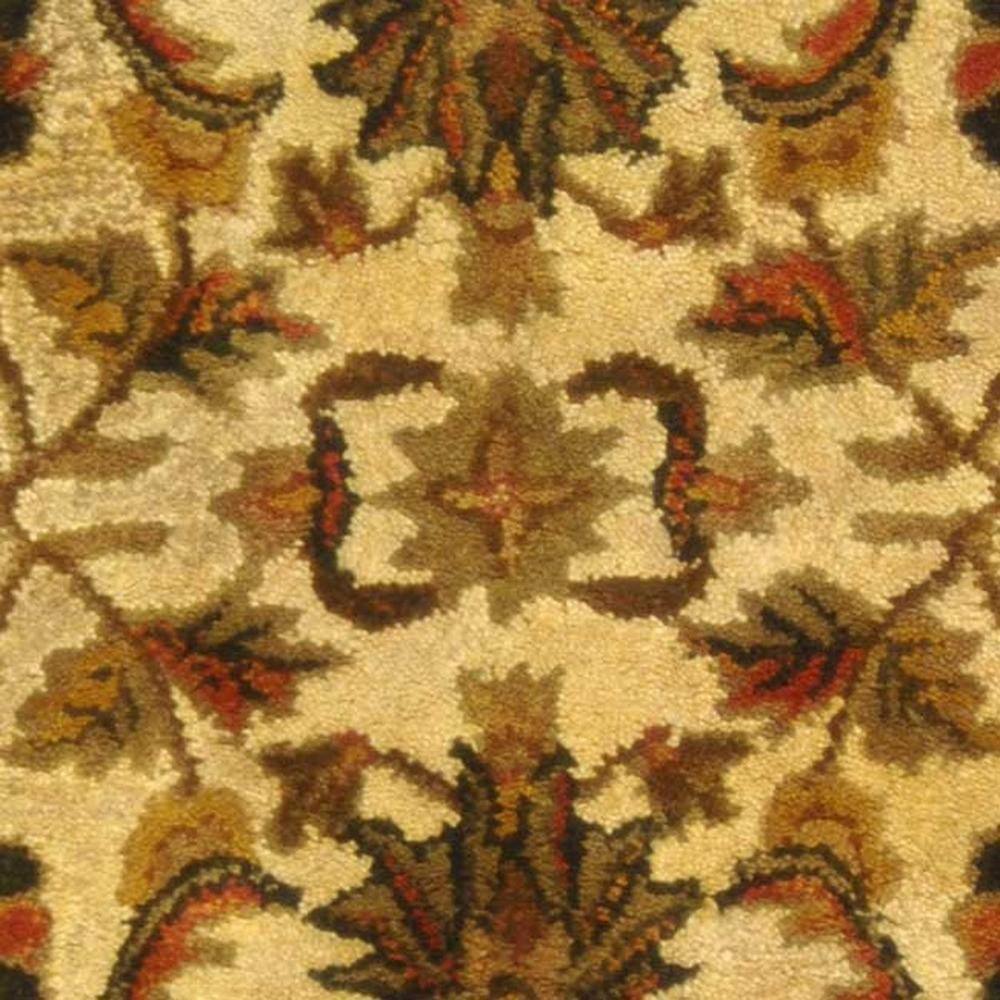 Handmade Gold Wool Tufted Reversible Rug, 4' x 6'