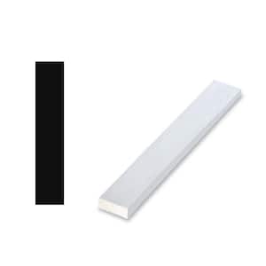 RMB61 9/16 in. D x 5 1/2 in. W x 96 in. L Primed Finished 4-sides FJ Pine Baseboard 1-Piece