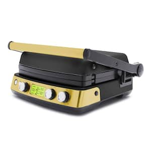 Elite 7-in-1 Multi-Function Contact Grill and Griddle Healthy Ceramic Nonstick, with Grill and Waffle Plates