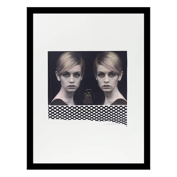 VENICE BEACH Collections Twiggy Designer Fashion Framed Print by Fairchild Paris People Poster Art Print 18 in. x 14 in.