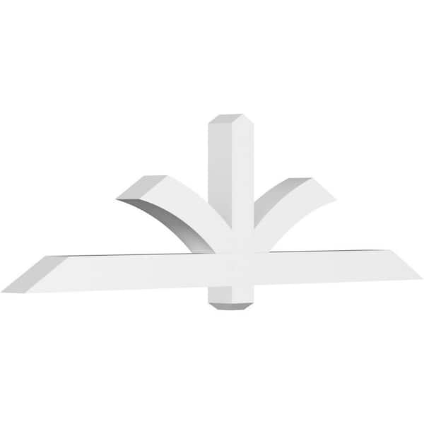Ekena Millwork Redmond 72 in. W x 21 in. H x 4 in. D Signature Polyurethane Bracket