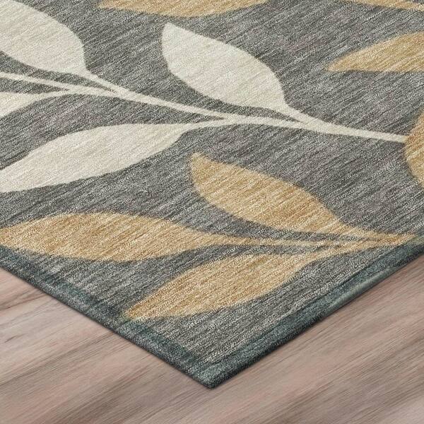 Chantille Machine Washable Indoor/Outdoor Abstract ACN3033 Gray 8 ft. x 10 ft. Area Rug
