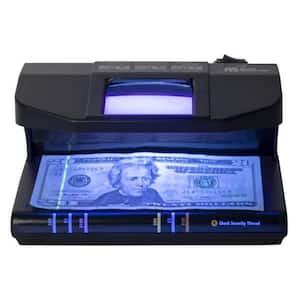 UV, MG, FL, and Microprint 4-Way Counterfeit Detector in Black