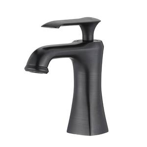 Single Handle Single Hole Bathroom Faucet in Oil-Rubbed Bronze