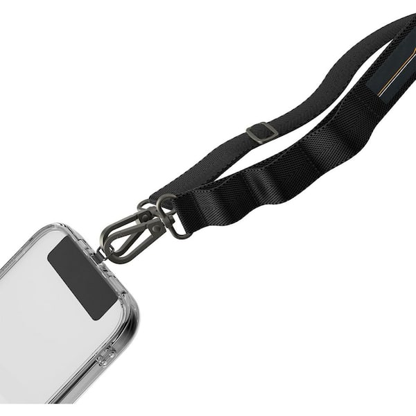 OBJLGEV Universal Cell Phone Lanyard Anti-Theft Crossbody Strap for iPhone and Most Smartphones Men Women Hands-Free Black