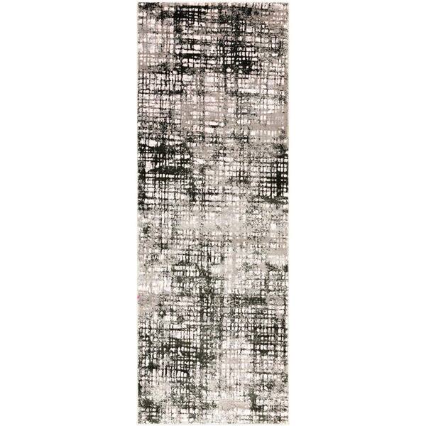 Artistic Weavers Everest Charcoal 2 ft. 7 in. x 7 ft. 3 in. Oriental Runner Rug