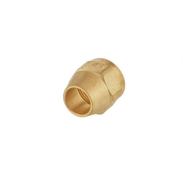Everbilt 3/8 in. Flare Brass Coupling Fitting 801529 - The Home Depot