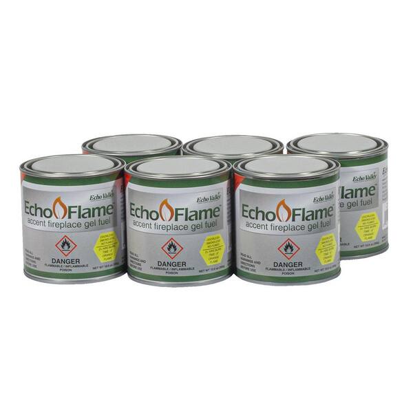 Echo-Flame 11 oz. Gel-Fuel Can 6-Pack