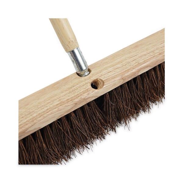 Genuine Joe Wood Handle with Threaded Metal Tip - Natural - Metal, Wood - 6 / Carton Genuine Joe Wood Handle with Threaded Metal Tip - Natural - Metal, Wood - 6 / Carton